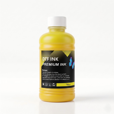 Quality 250ml High-Chroma DTF Yellow Ink for Bright Transfer Prints on Apparel factory