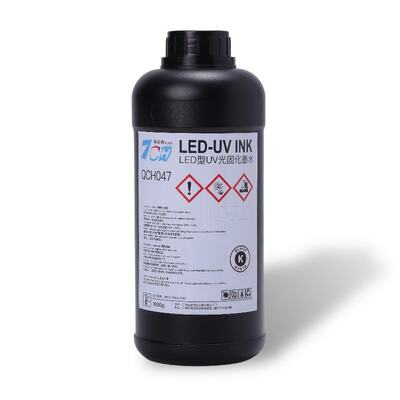 Qualité Encre UV TOYO Deep Black Dure 1000ml pour têtes d'impression Ricoh G5 G6 Impression Industrielle usine