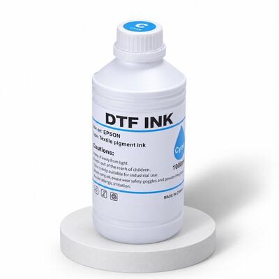 คุณภาพ 7CH Cyan DTF เครื่องพิมพ์หมึก 1000ml สำหรับ Epson I3200 XP600 การพิมพ์ความเร็วสูง โรงงาน